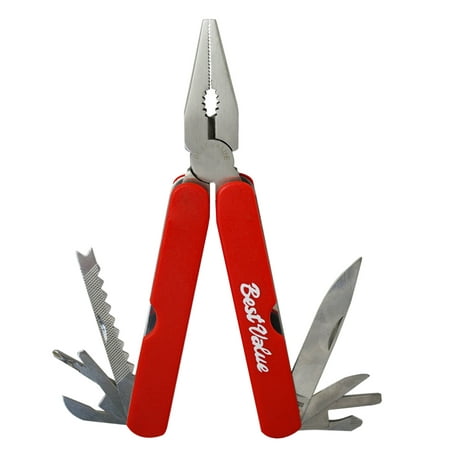 Best Value H079996 6 in. Stainless Steel Utility 12-in-1 Multi-Tool with Nylon