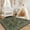 green, variant on GlowSol Animal Print 2x6 Runner Rug, Washable Soft Non Slip Modern Kitchen Rugs, Low Pile Non Shedding Indoor Throw Carpet for Entryway Laundry Bedroom Bathroom, Green