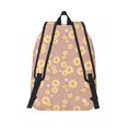 thumbnail image 2 of Lsque Bee Gnome Pattern Canvas Daypack, Durable Backpack, High-quality Versatile Backpack,Vintage Compact Backpack-Small, 2 of 6