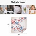 thumbnail image 5 of American Star Cloth Napkins, Blue Red Patriotic 4th of July Ombre Washable and Reusable Dinner Napkins Set of 2, Table Napkin for Kitchen Party Birthday Wedding Hotel Housewarming 20"x20", 5 of 9