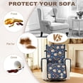 thumbnail image 4 of TSOVTHRID Baseball Bat Star Print Non Slip Recliner Chair Covers, Sofa Slipcover for Reclining Chair with Storage Pockets, Washable Comfy Recliner Couch Slipcovers for Home, 4 of 7
