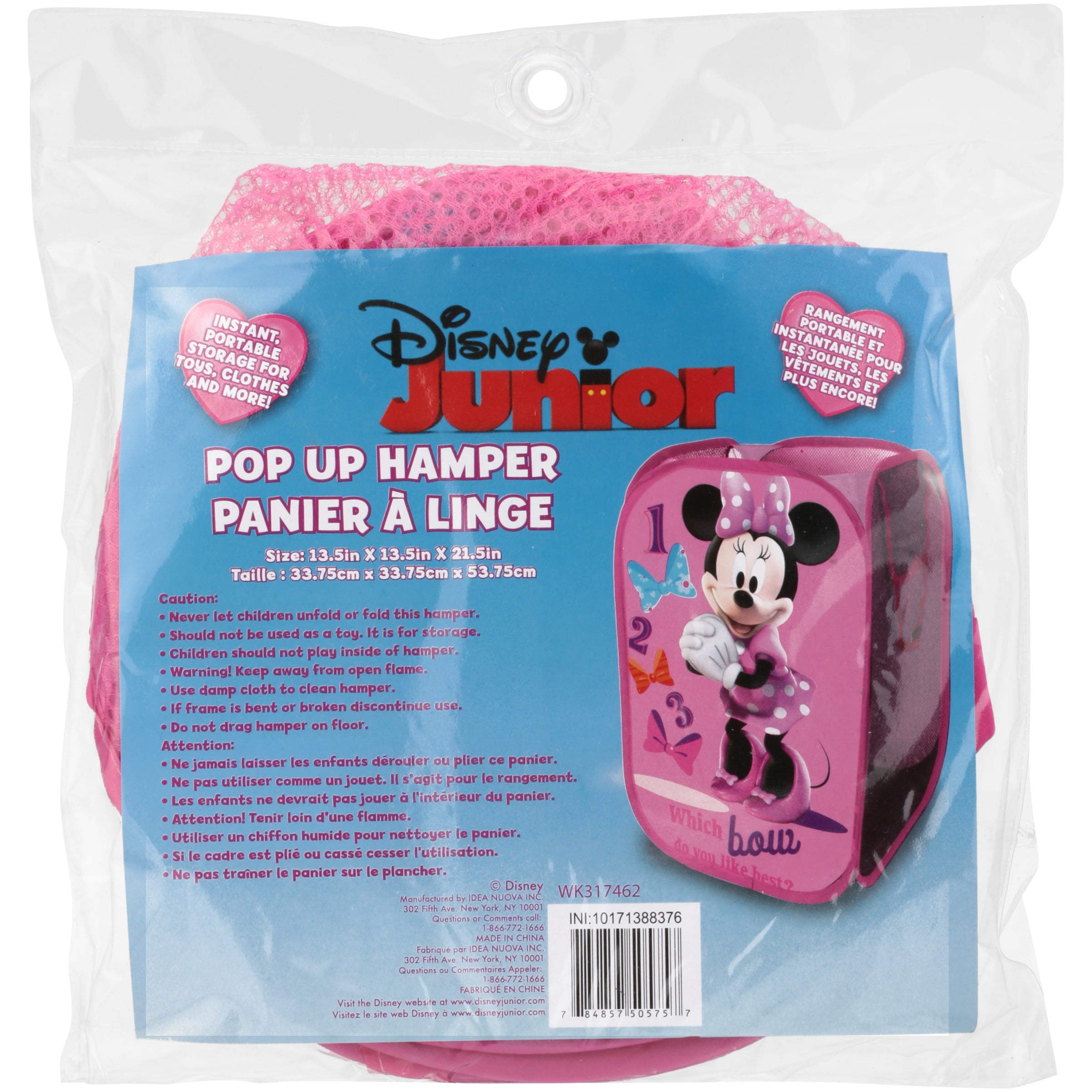 Disney Minnie Mouse Pop Up Hamper Free Shipping New Free Ship 