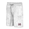 thumbnail image 2 of Men's Colosseum White Mississippi State Bulldogs Realtree Aspect Ohana Swim Shorts, 2 of 3