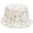Beige, variant on CoCopeaunts Summer Bucket Hat for Women Small Floral Pattern Basin Hat Double-Sided Wear Sun Caps Outdoor Travel Sunscreen