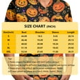 thumbnail image 2 of Domuza Scrubs for Men Top Halloween Spooky Funny Print Short Sleeve V-Neck Nursing Shirt Stylish Comfy Soft Medical Workwear with 3 Pockets Vermilion M, 2 of 4