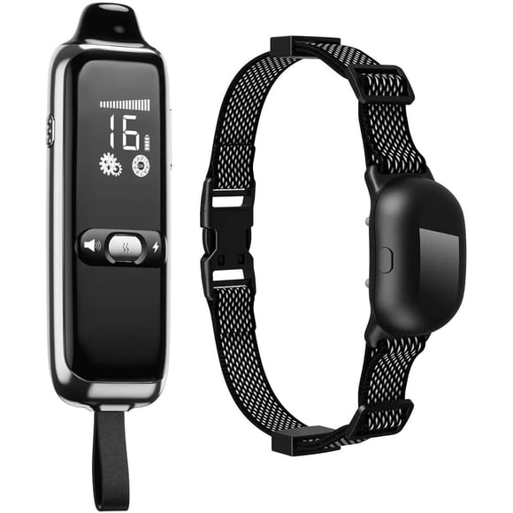 Collar de adiestramiento eléctrico para perros con mando a distancia - 3 modos: pitido, vibración y descarga - Alcance de 409 metros - Recargable