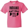 thumbnail image 3 of Inktastic Indiana Awesome Since 1816 Youth T-Shirt, 3 of 5