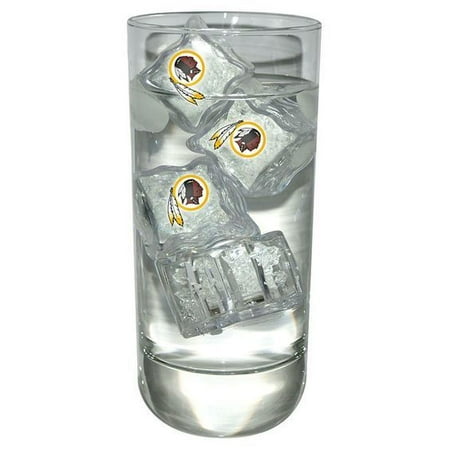 - Washington Redskins Set of 4 LED Light Up Ice Cubes