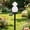 White, variant on Solar Garden Light, Pink Pineapple Stake Light for Landscape Lighting, Pathway, Walkway, Yard and Outdoor Garden Decorations