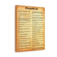 thumbnail image 3 of Scripture Walls Proverbs 30 Chapter Gold Bible Canvas Christian Wall Art Ready to Hang Unframed, 3 of 13