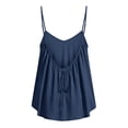 thumbnail image 4 of JUMEYU Tops for Teen Girls Girls Tank Tops Kids Athletic Tank Ribbed Knit Crop Tops for Gym Yoga Size 12-13 (Navy,12-13 Years), 4 of 4
