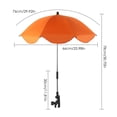 thumbnail image 4 of Paraguas Shakven para cochecito de bebé con pinza ajustable UV 360°, 4 of 9