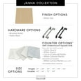 thumbnail image 5 of Janna 42" White Oak Single Vanity & White Cultured Marble Top & Nickel Trim, 5 of 5