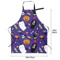 thumbnail image 2 of Kdxio Cute And Creepy Apron with Pockets Adjustable Kitchen Aprons for Men Women Waterproof Aprons for Cooking,Drawing,Crafting, Baking Household Cleaning, 2 of 5