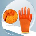 thumbnail image 4 of Coated Winter Work Gloves, Latex Coated Palm, Thermal Fleece Lining, 4 of 8