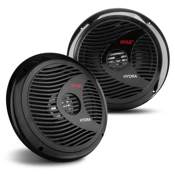 Parlantes marinos Pyle Hydra de 23 cm, impermeables, 180 W, duales