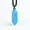 Blue Turquoise Quartz, variant on Natural Energy Mineral Quartz Chakra Crystal Point Wand Obelisk Pendant Necklace-Malachite Quartz