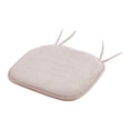 thumbnail image 1 of Cateissary Cojín de asiento con correas antideslizante para silla de interior, alfombrilla para taburete, suave, transpirable, cómoda para el Decoración del hogar Beige 41*41cm, 1 of 6