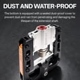 thumbnail image 4 of BUCKLOS Folding Bike Pedals 9/16" Cr‑Mo Steel Axle, 4 Sealed Bearings Aluminum Alloy Flat Platform Pedals with Anti‑Slip Pins & Reflectors, Dust‑Water Resistant for Folding Bikes, Road Bikes, BMX, 4 of 10