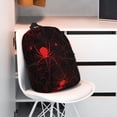 thumbnail image 3 of Goofa Red Spider On The Web Pattern Lightweight Student Backpack for School, Water-Resistant, Adjustable Straps, Fits 15" Laptop, Multiple Pockets for Books, Accessories, 3 of 6