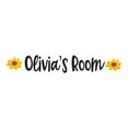 thumbnail image 2 of Children Cute Sign Wall Decal Decoration Personalised Name Lettering Vinyl Wall Decor Lasts Years and Easily Removable - Size: 30 In(W) x 6 In(H), 2 of 5