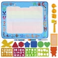 thumbnail image 4 of Alfombra para colorear para niños, Número de Carta de Dibujos animados de animales Suaves de la Piel Suave y Compatible Con la Alfombra de Agua Interactiva para la percepción, 4 of 7
