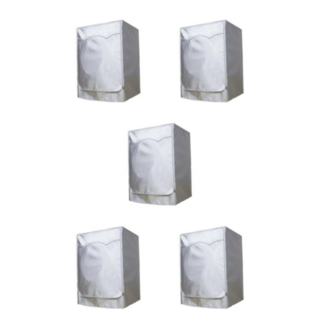 Justharion Moisture-proof And Wide Application Washing Machine Covers For Silver As Shown XL 5Set