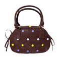 thumbnail image 2 of Bolso bandolera versátil con cremallera y correa ajustable para mujer. Bolso de mano para el trabajo. Café, 2 of 8