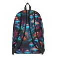 thumbnail image 3 of Mushroom and Forest Black Pattern Backpack for School, Cute School Bag with Adjustable Shoulder Straps and Padded Back, 15.7"x11.8"x5.5", 3 of 5