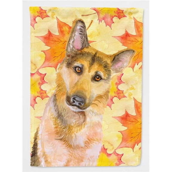 German Shepherd No.2 Fall Flag - Canvas House Size