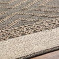 thumbnail image 6 of Hauteloom Areli Living Room, Bedroom Patio Outdoor Area Rug - Black, Brown, Gray - 5'3" x 7', 6 of 7