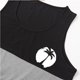 thumbnail image 3 of Hombres Casual Moda Patchwork Impresión Pullover Cuello Redondo Deportes Tanque, 3 of 4