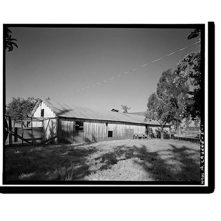 Historic Print, Schlake Ranch, Colony Chickenhouse, 2300 East Washington Street, Petaluma, Sonoma County, CA, 16" x 20"