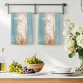 thumbnail image 3 of Coastal Sea Horse Kitchen Towels Set of 2, Summer Coral Ocean Vintage Wood Absorbent Dish Towels for Kitchen, Microfiber Hand Towel, Quick Drying Tea Towel for Cleaning Decorative Dishcloths, 3 of 7