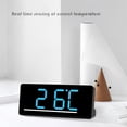 thumbnail image 5 of Multifunction LED Digital Alarm Clock with Temperature Display​​ - ​​Auto-DST Adjustment & Dual Power (USB/Battery)​​ | ​​Adjustable Brightness Night Light​​ for Bedroom/Office, 5 of 6