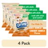 (4 pack) Get'ems from Gerber Carrot Ranch Roundos Puffs Snacks, Kids Snack Made with Whole Grain Quinoa, Calcium to Support Strong Bones 2.25 oz