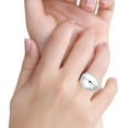 thumbnail image 5 of Vintage Style Dome Ring Minimalist 925 Sterling Silver Size 5, 5 of 7