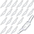 thumbnail image 1 of 20Pcs Blind Cord Safety Cleat Blind Rope Cleat Window Cord Cleat for Home Office Blinds Curtains Sunshade Curtains Ropes, 1 of 5
