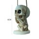 thumbnail image 3 of Colgante de esqueleto de coche de resina, espejo retrovisor colgante, columpio, decoración de calavera (sin hablar), 3 of 3