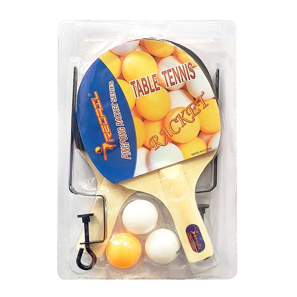 Portable Retractable Ping Pong Net and Paddle Set Adjustable Kit