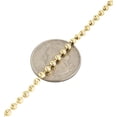 thumbnail image 5 of 10k Yellow Gold Moon Cut Style Link New Solid Chain Necklace (3mm) 24", 5 of 5