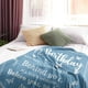 thumbnail image 2 of LHSHID Birthday Gifts for Women/Men/Her/Him Blanket Sky Blue Happy Birthday Decorations Women/Men Throw Blankets Bday Gift for Women/Men Unique Best Birthday Gift Ideas 30"x40", 2 of 4