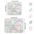 thumbnail image 4 of Yayeee Dish Drying Mat for Kitchen Counter 18"x24" Microfiber Absorbent Pad, Purple Geometric, 4 of 7