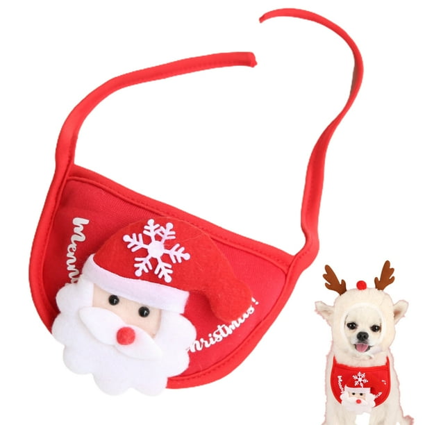Suministros para mascotas, disfraz navideño para perros y gatos, gorro navideño para perros y gatos, bufanda, Baberos, muy recomendado Jadeshay A