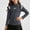 Gray, variant on WAVSUF Girls Mock Neck Top, Soft Comfort Skinny Fit Long Sleeve Winter Trendy Cute Tee Pink 7-8