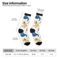 thumbnail image 6 of Uemuo Dinosaur Pattern Women's Crew Socks, Soft Durable Breathable Moisture-Wicking with Odor Control Cotton socks, 6 of 9