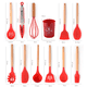 thumbnail image 2 of Juego de utensilios de cocina, juego de espátula de utensilios de cocina de silicona, juego de utensilios de cocina de silicona, 2 of 5