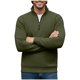 thumbnail image 2 of Ceisia Men Solid Color Long Sleeve Zippered Hooded Sporty Casual Daily Gift Outdoor Athletic Top, 2 of 6