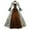 Coffee, variant on EINCcm Victorian Dress for Women 1800S Medieval Renaissance Dress Corset Flare Sleeve Vintage Dress Cocktail Party Ball Gown Wine
