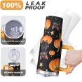 thumbnail image 4 of Halloween 40oz Pumpkin Tumbler with Handle and Straw Lid – Insulated Hot Cold Coffee Mug – Spooky Gift Cup, 4 of 5